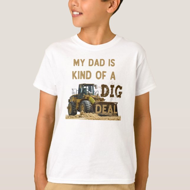 Camiseta Mi papá es como un trato de broma (Anverso)