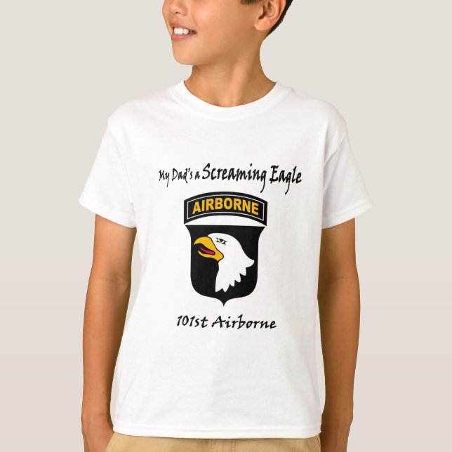 Camiseta Mi papá es Eagle de griterío (Anverso)