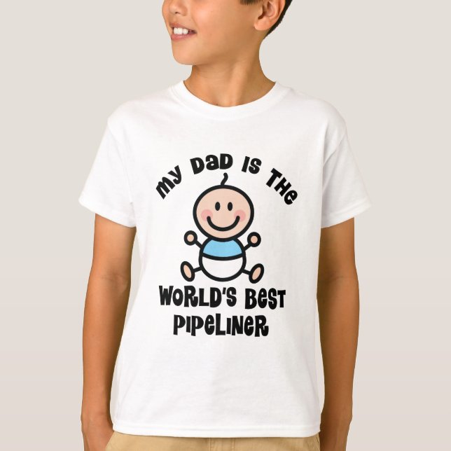 Camiseta Mi papá es los mundos el mejor Pipeliner (Anverso)