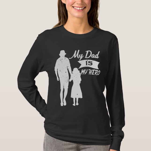 Camiseta Mi papá es mi héroe (Anverso)