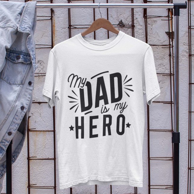 Camiseta Mi papá es mi héroe (Subido por el creador)