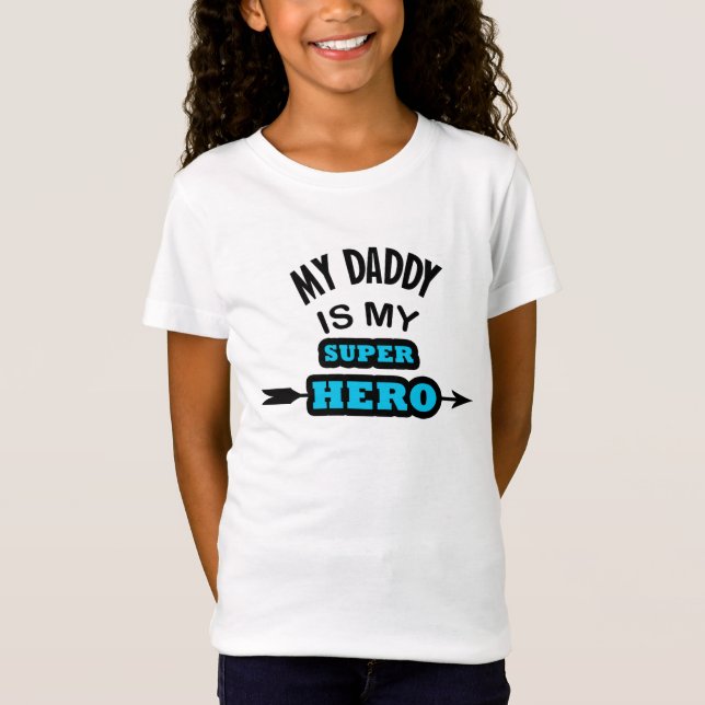 Camiseta Mi papá es mi héroe (Anverso)