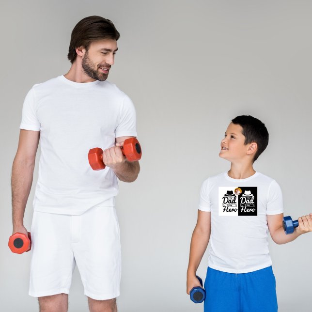 Camiseta Mi papá es mi héroe| Especial del Día del Padre co (Subido por el creador)