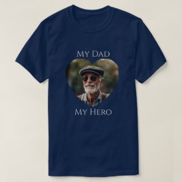 Camiseta Mi papá (es) mi héroe - foto para adultos