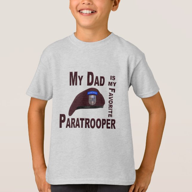 Camiseta Mi papá es mi paracaidista favorito (Anverso)