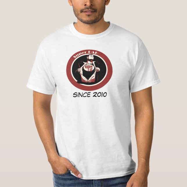 Camiseta Mi papá es mi super héroe (Anverso)