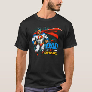 Camiseta Mi papá es mi súper héroe niños Comi del Día del P