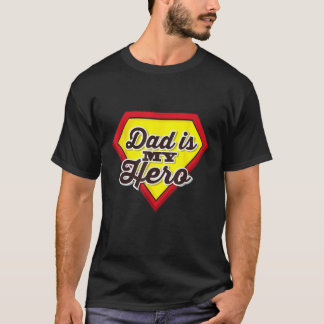 Camiseta Mi papá es mi superhéroe, el mejor Día del Padre G