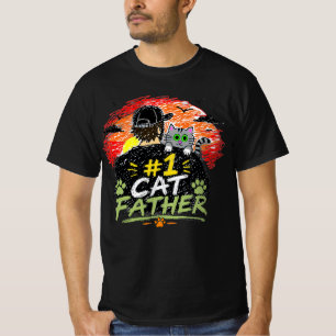 Camiseta Mi papá es muy guapo y lleva un gato