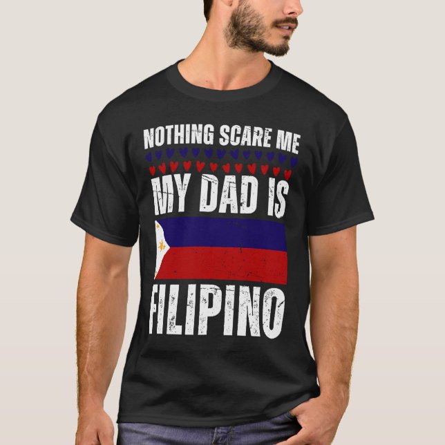 Camiseta Mi papá es Patrimonio Filipino de la Bandera del O (Anverso)