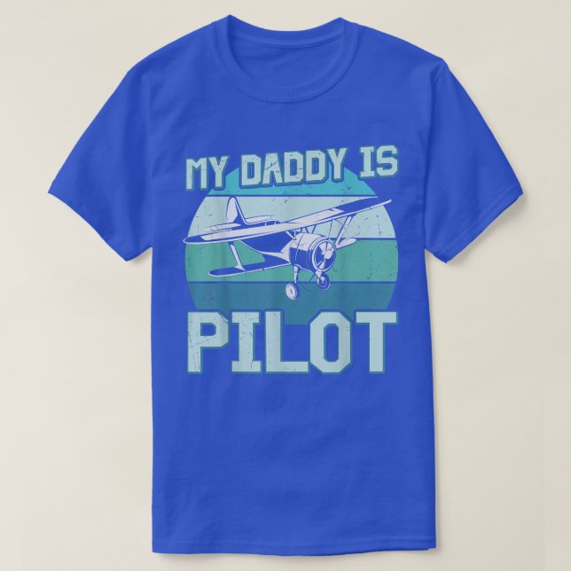 Camiseta Mi papá es piloto (Diseño del anverso)