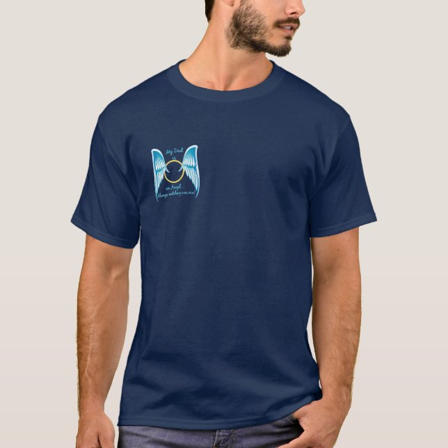 Camiseta Mi papá es un ángel (Anverso)
