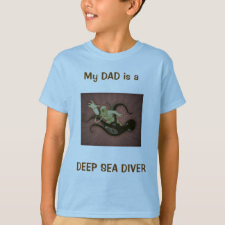 CAMISETA MI PAPÁ ES UN BUCEADOR DEL MAR PROFUNDO