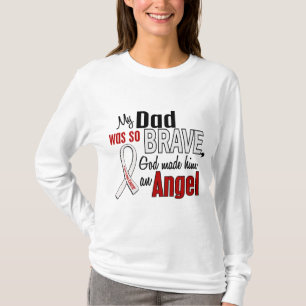 Camiseta Mi papá es un cáncer de pulmón del ángel