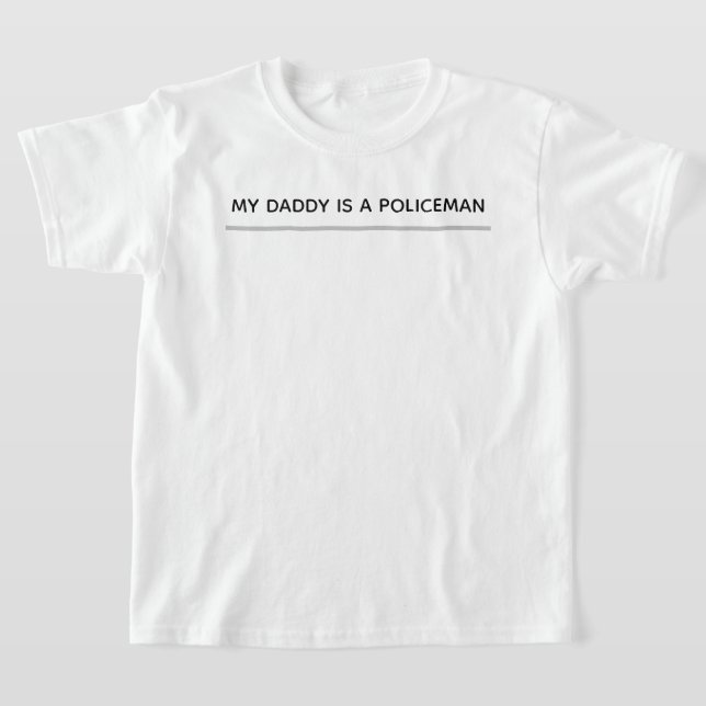 Camiseta Mi papá es un policía (Distribución)