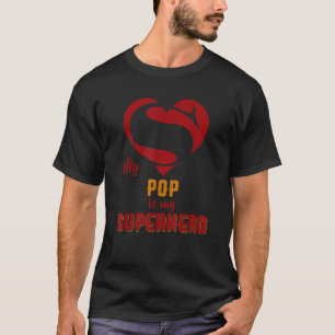 Camiseta Mi papá es un regalo de superhéroe Día de la Madre