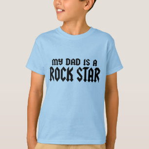 Camiseta Mi papá es un Rockstar