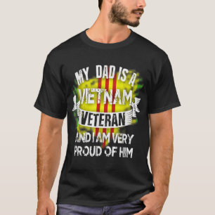 Camiseta Mi papá es un veterano vietnamita