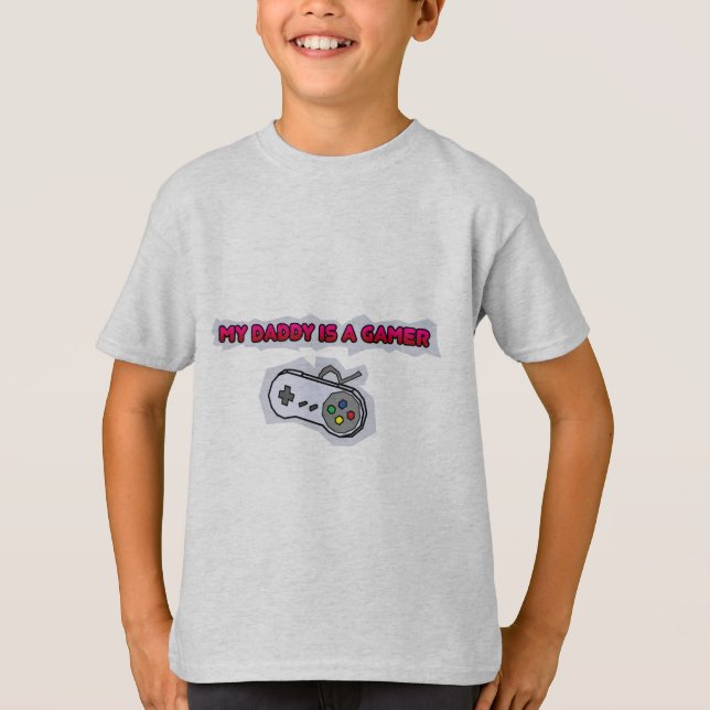 Camiseta Mi papá es un videojugador (Anverso)