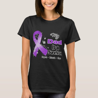 Camiseta Mi papá es una cinta de la púrpura del