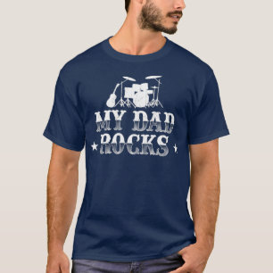 Camiseta Mi papá golpea a los padres del músico de tambores