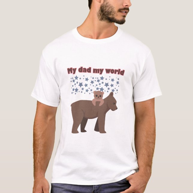 Camiseta Mi papá mi mundo (Anverso)