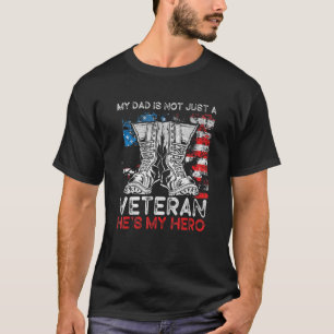 Camiseta Mi papá no es sólo un veterano, mi héroe D