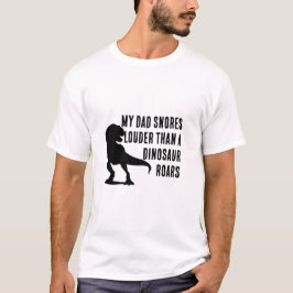 Camiseta Mi papá Snores - Tee básico para hombres