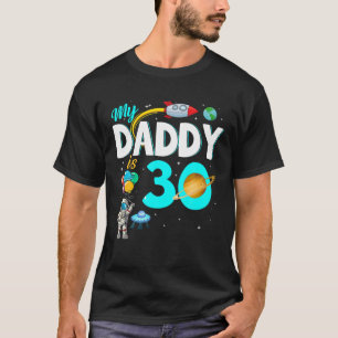 Camiseta Mi papá tiene 30 años, feliz día del padre, 30 