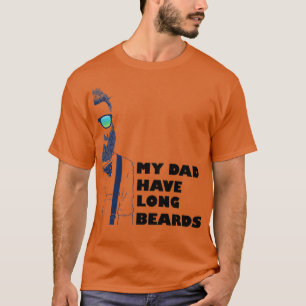 Camiseta Mi papá tiene barbas largas