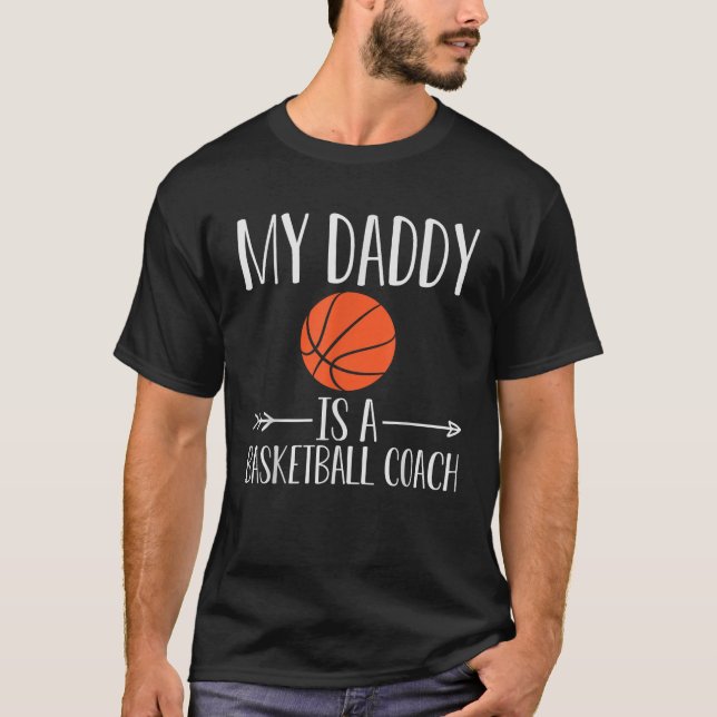 Camiseta Mi Papi Es Un Entrenador De Baloncesto Que Cita A  (Anverso)