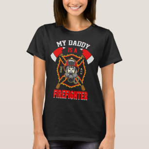 Camiseta Mi Papi Es Una Hija De Hijo Orgullosa De Bombero 1