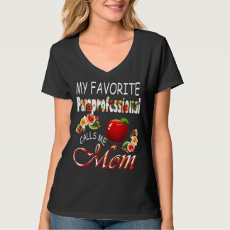 Camiseta Mi Paraprofesional Favorito Me Llama Mamá Cute Flo
