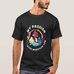 Camiseta Mi Pasión Mi Deporte de Lucha de Catch Boxeo Catch