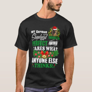 Camiseta Mi pastor alemán piensa que soy perfecto Pastor