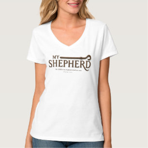 Camiseta MI PASTOR   Salmo 23:1   Escritura