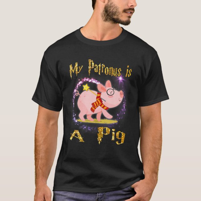 Camiseta Mi Patrono Es Un Regalo Mágico De Cerdo (Anverso)