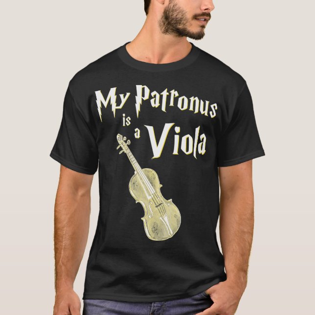 Camiseta Mi Patrono Es Un Viola Fun Único Jugador De Viola (Anverso)