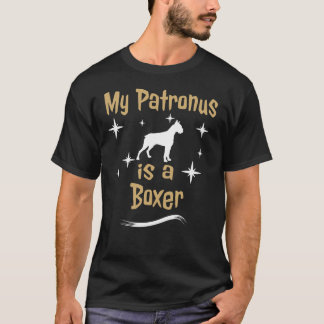 Camiseta Mi Patronus es un regalo lindo del boxeador
