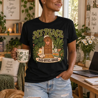 Camiseta Mi Paz Tiene Horario de Oficina | Divertido Autocu