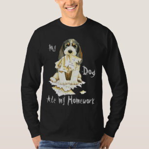 Camiseta Mi PBGV Ate My Homework