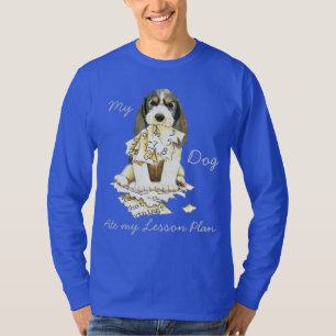 Camiseta Mi PBGV comió mi plan de lección