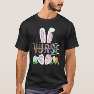 Camiseta Mi peep favorito llámame enfermera leopardo Pascua
