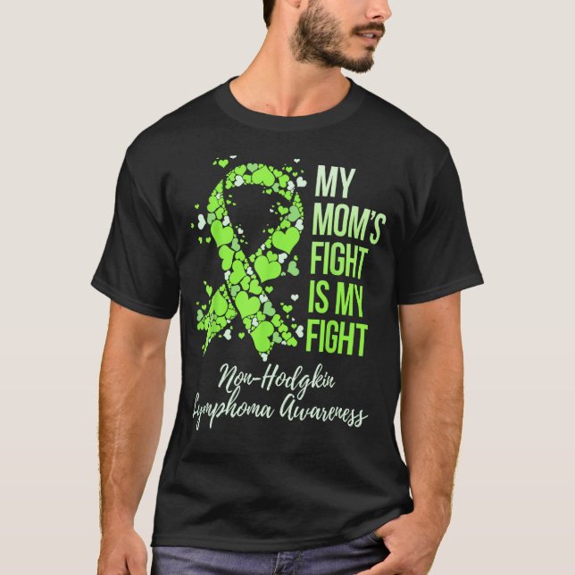 Camiseta Mi pelea de Momu2019 es mi lucha no-Hodgkin Lympho (Anverso)