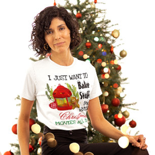 Camiseta Mi película de Navidades divertidos viendo