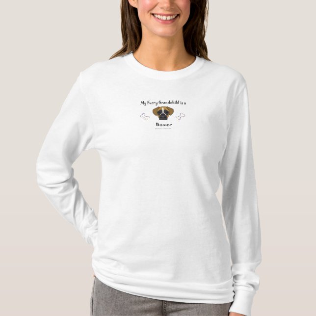 Camiseta mi peluda nieta - ¡hay más razas de perros disponi (Anverso)