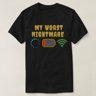 Camiseta Mi peor pesadilla Regalos divertidos para jugadore