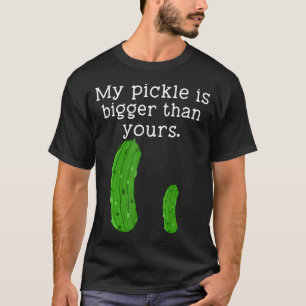 Camiseta Mi pepino es más grande que el tuyo Crudo Chiste c