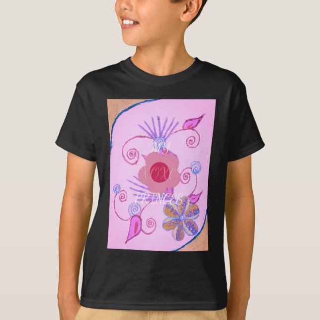 Camiseta Mi pequeña Princesa: Inspiradora la vendora rosa d (Anverso)