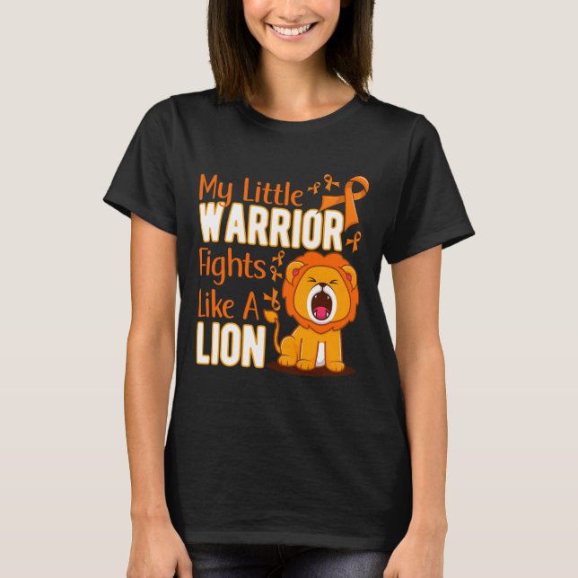 Camiseta Mi Pequeño Guerrero Lucha Como Una Guerra De Leuce (Anverso)